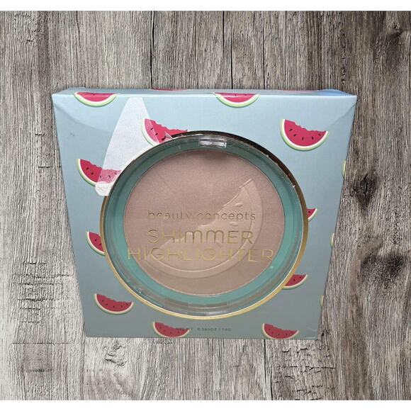 BEAUTY CONCEPTS SHIMMER‎ HIGHLIGHTER COMPACT WATERMELON - Picture 1 of 2